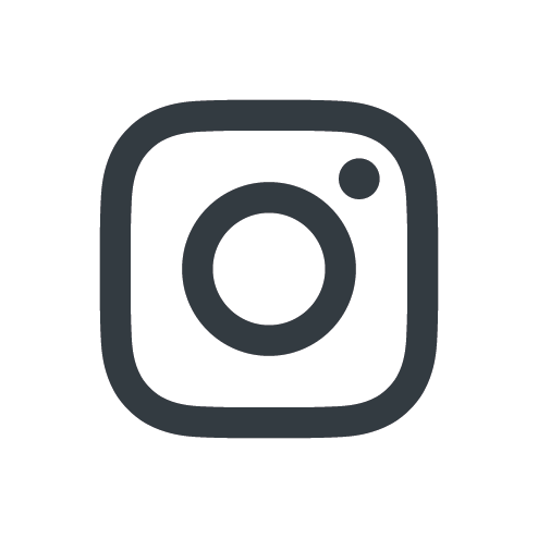 Logo Instagram auf weißem Hintergrund